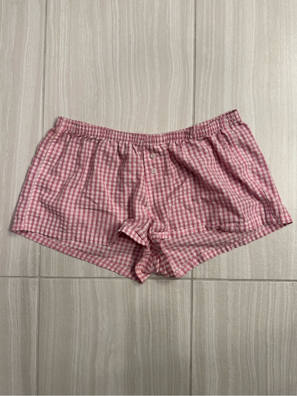 Black Ibis Plaid Lounge Shorts